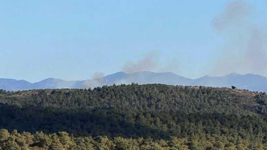 Çanakkale'de orman yangını! Havadan ve karadan müdahale başladı