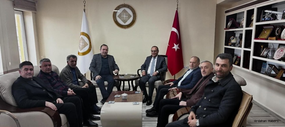 CHP Ardahan İl ve İlçe Yönetiminden ATSO’ya İade-i Ziyaret