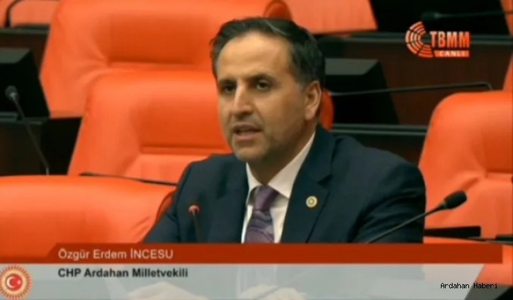 CHP’li İncesu’dan TOKİ Tepkisi: Alt yapısız evleri vatandaşa teslim etmek Ardahanlıyı mağdur etmektir