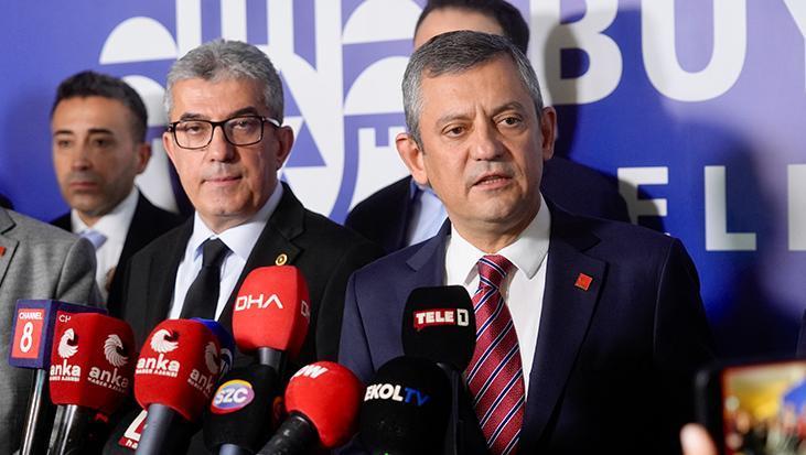 CHP lideri Özel'den İstanbul'daki soruşturmalarla ilgili açıklama