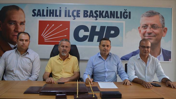 CHP Salihli İlçe Başkanı Akgün istifa ederek adaylıktan çekildi