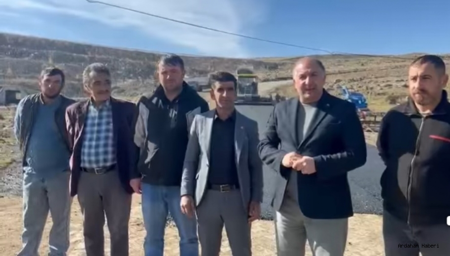 Çıldır Semihaşakir Köyü Sıcak Asfalta Kavuşuyor