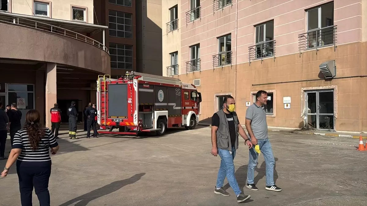 Çorlu Devlet Hastanesinde trafo arızası paniğe neden oldu