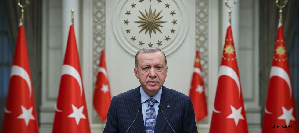 Cumhurbaşkanı Erdoğan'dan Kutsal Topraklardaki Türk Hacılara Bayram Tebriği