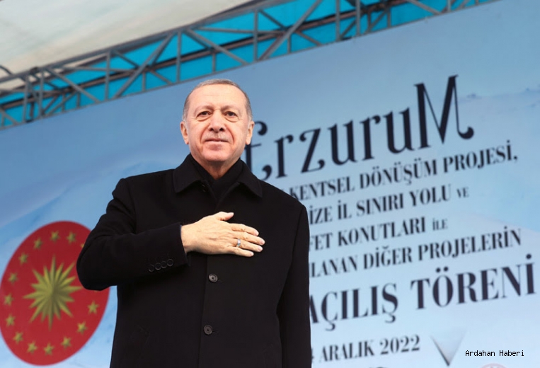 Cumhurbaşkanı Erdoğan: Erzurum Türkiye Yüzyılı'nın lokomotifi olacak