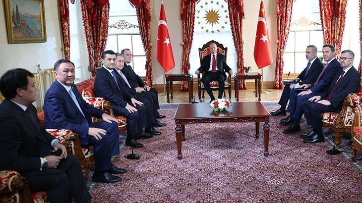 Cumhurbaşkanı Erdoğan, Türk Devletleri Teşkilatı Heyetini Kabul Etti