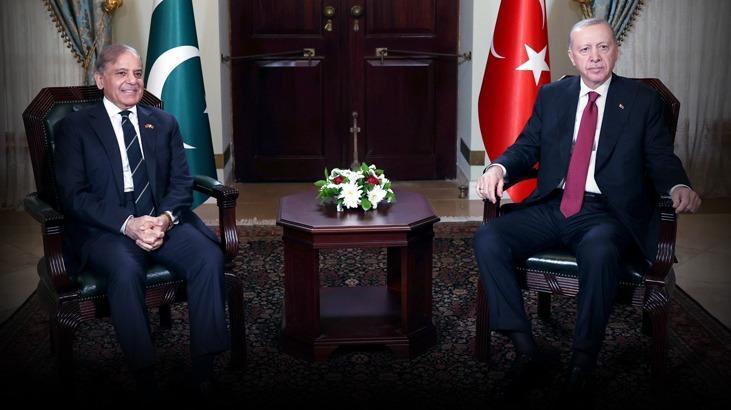 Cumhurbaşkanı Erdoğan'dan Şahbaz Şerif paylaşımı: Birçok kritik konuyu ele aldık