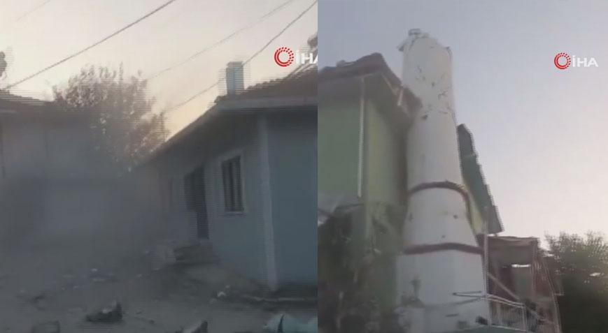Depremin ardından yaşananlar kamerada! Allah'ım her yer yıkıldı