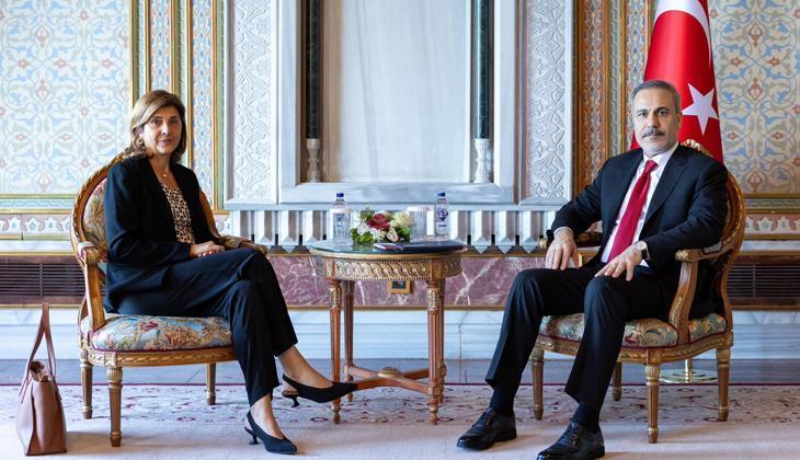Dışişleri Bakanı Hakan Fidan, BM Genel Sekreteri'nin Kıbrıs Şahsi Temsilcisi Cuellar'ı kabul etti