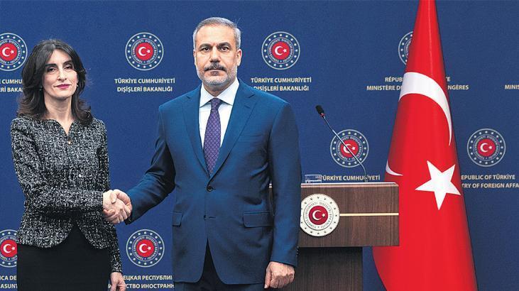 Dışişleri Bakanı Hakan Fidan, dün Gürcistan Dışişleri Bakanı Maka Botchorishvili ile bir araya geldi