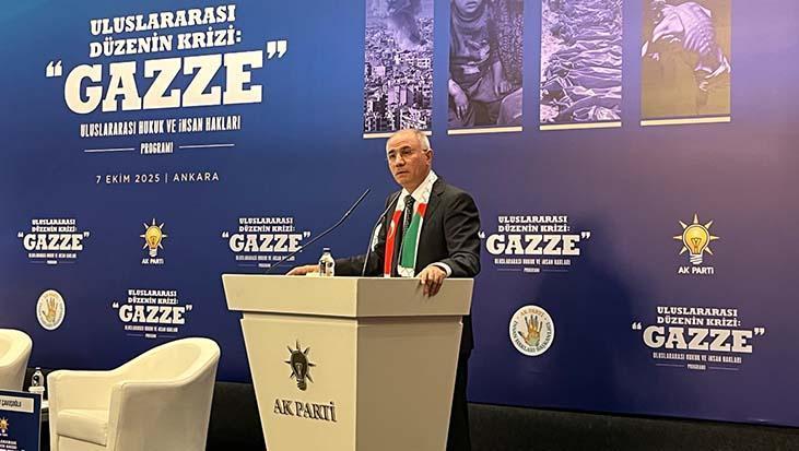 Efkan Ala: Gazze'nin sesi Recep Tayyip Erdoğan'dır