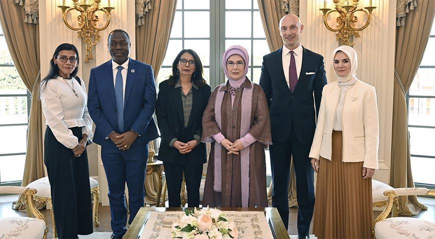 Emine Erdoğan, BM Çocuklara Yönelik Şiddet Özel Temsilcisi ile görüştü