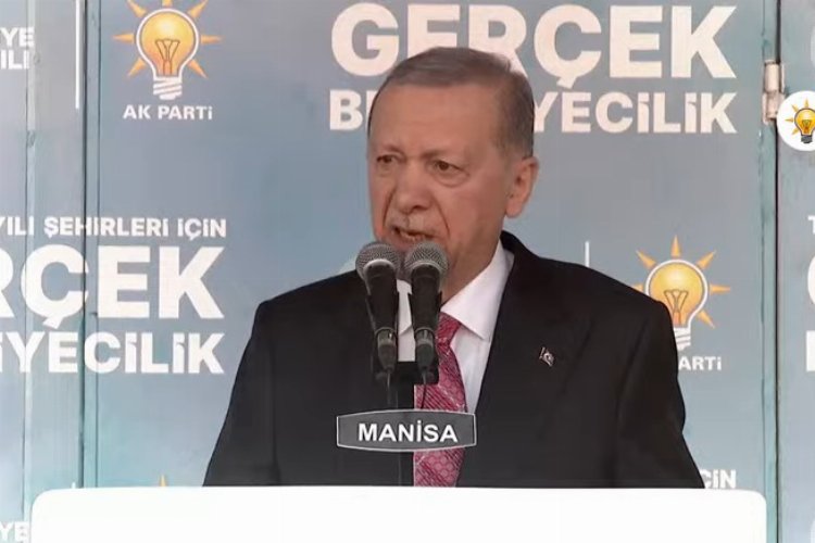 Cumhurbaşkanı Erdoğan Manisa mitinginde konuştu