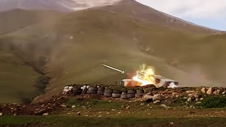 Ermenistan ordusunun komuta gözlem noktası yok edildi