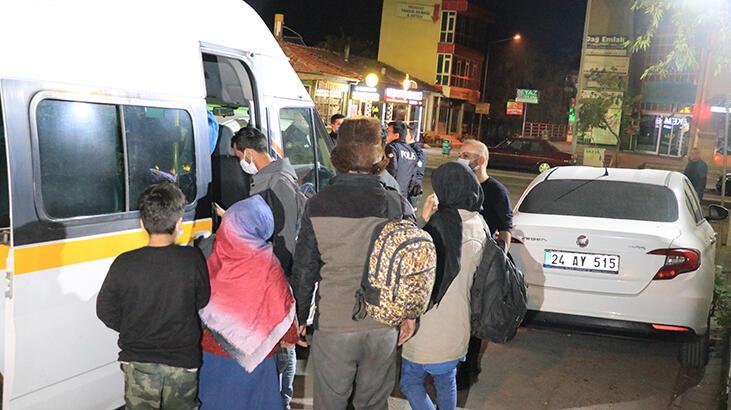 Erzincan'da 29 düzensiz göçmen yakalandı