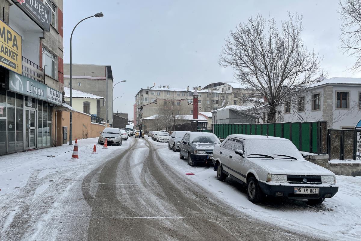 Erzurum, Ardahan ile Kars'ta kar ve soğuk hava etkili oluyor