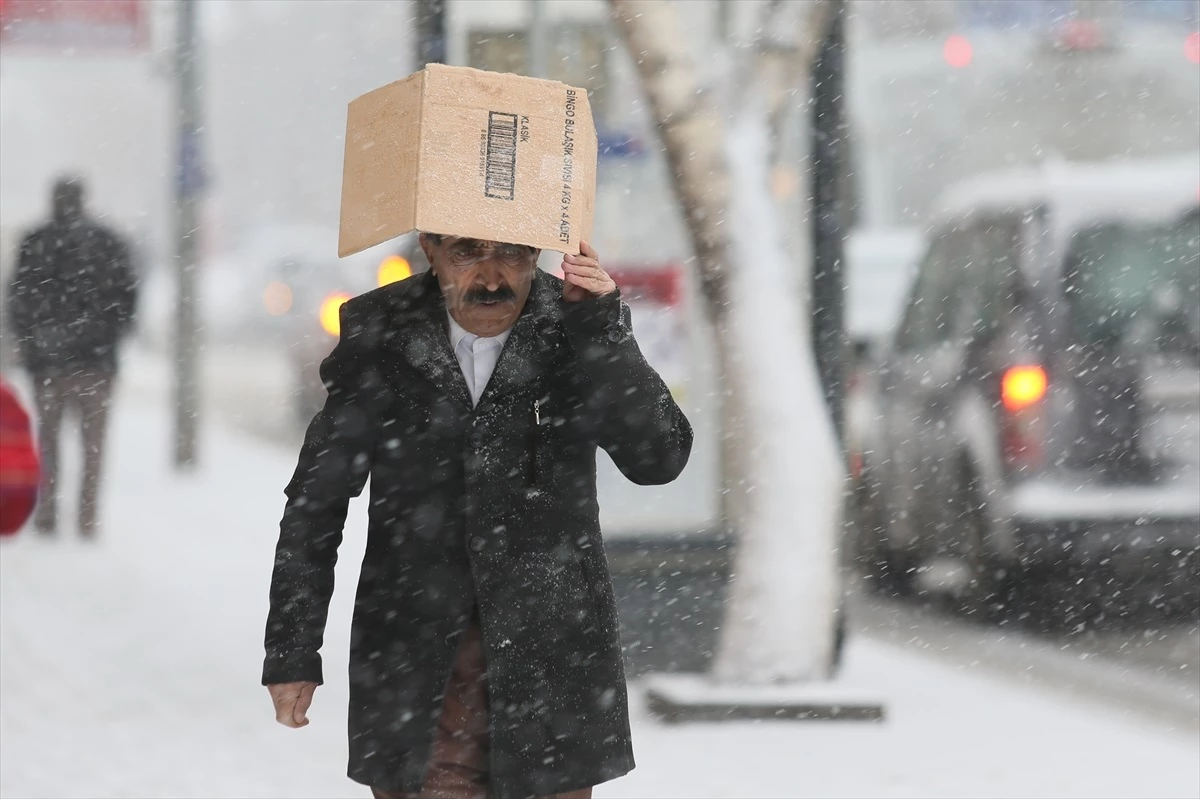 Erzurum, Ardahan ve Kars'ta Kar Yağışı