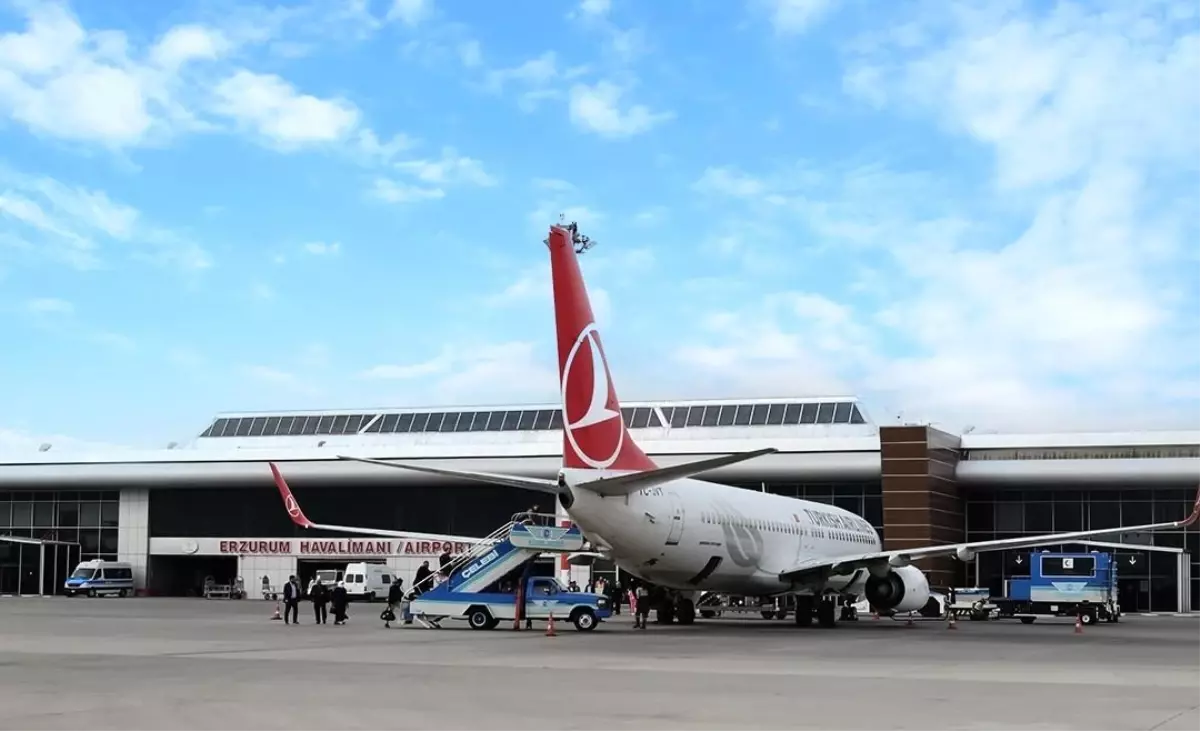 Erzurum Hava Limanı'ndan İlk İki Ayda 216 Bin Yolcu Uçtu