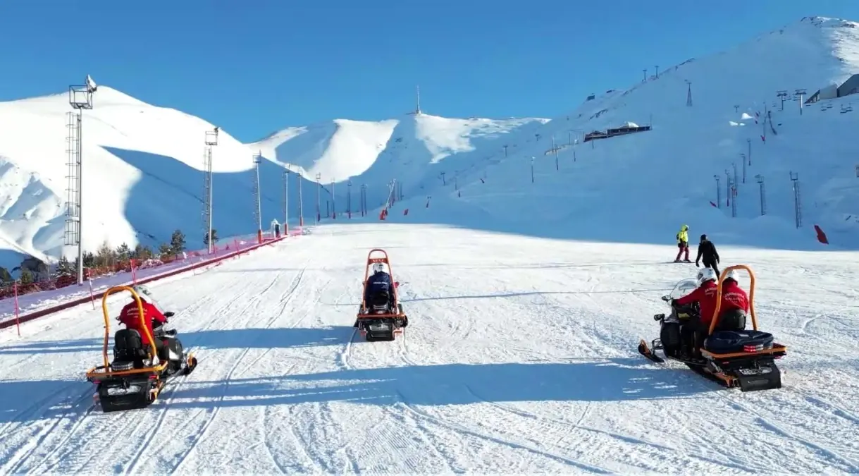Erzurum Jandarma, Kayak Sezonunda 651 Vatandaşı Kurtardı