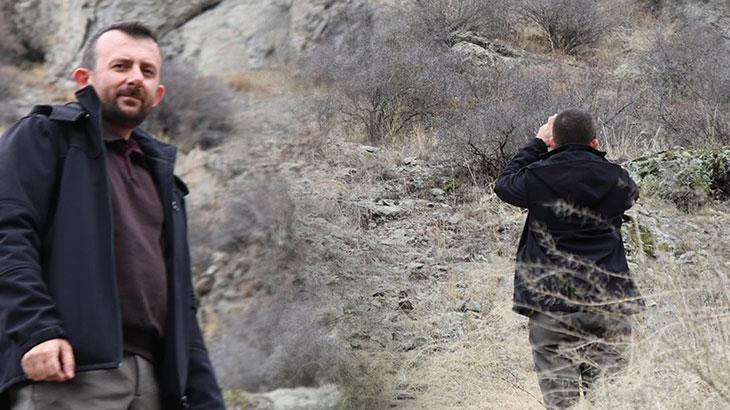 Erzurum Oltu’da Yaralı Dağ Keçisi Görüntülendi