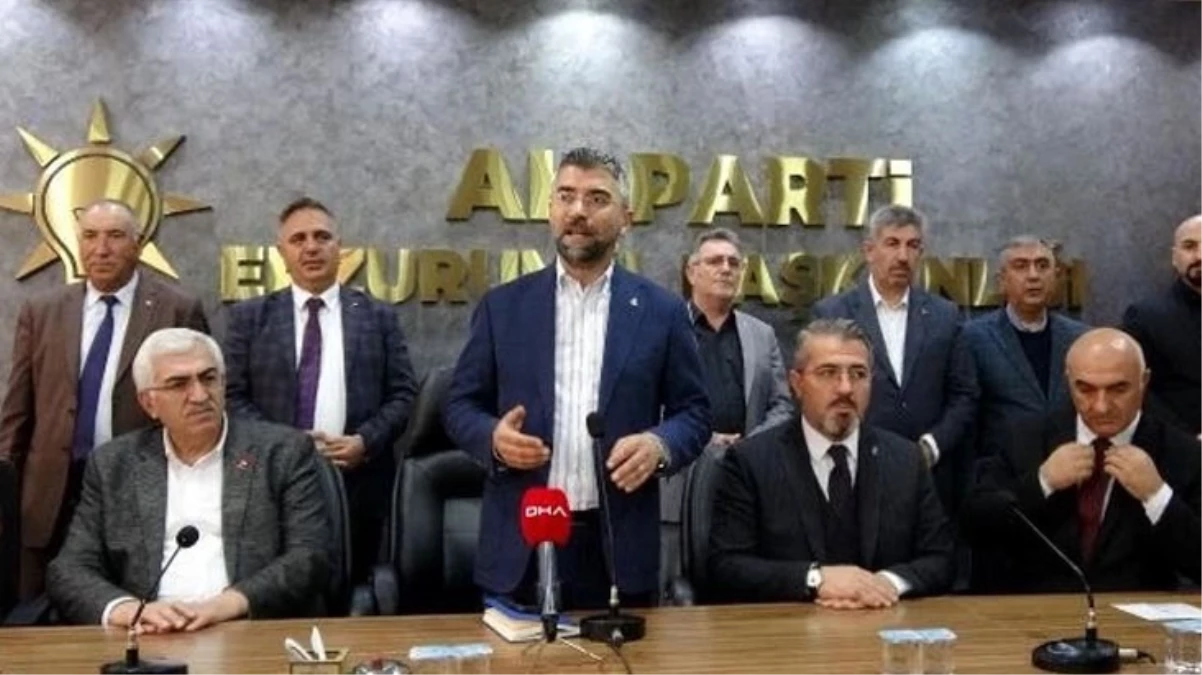 Erzurum'da DEVA Partisi'nden istifa eden 800 kişi AK Parti'ye katıldı