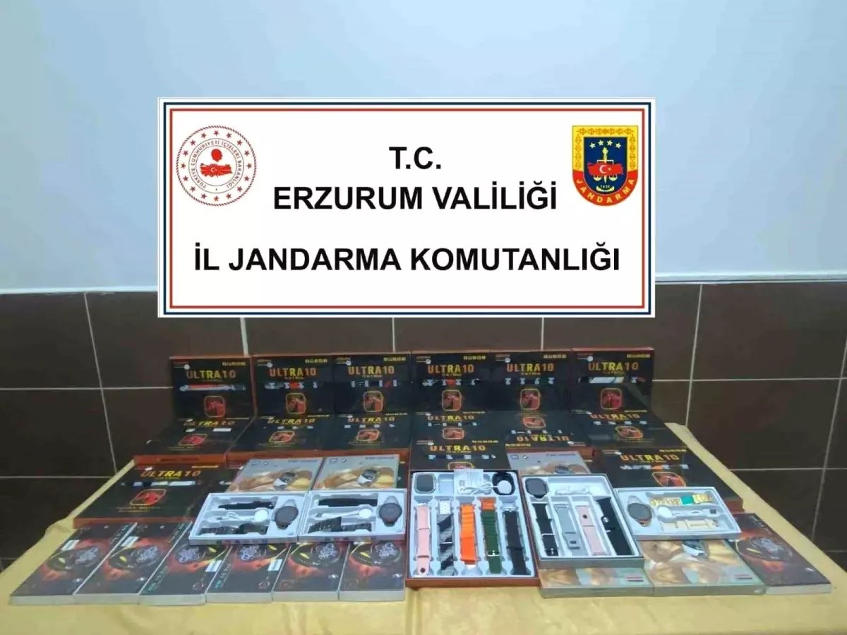 Erzurum'da Jandarmadan Kaçakçılığa Darbe