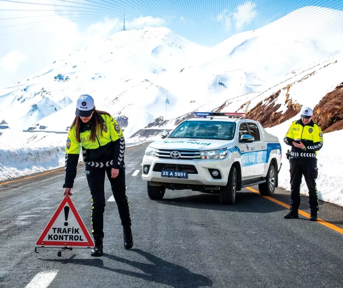 Erzurum'da Şubat Ayında 81 Yaralamalı Trafik Kazası