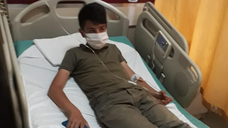 Erzurum'da yılanın ısırdığı çocuk hastanede tedavi altına alındı