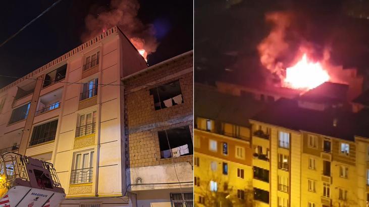 Esenyurt Pınar Mahallesi’nde Gece Yangını Panik Yarattı