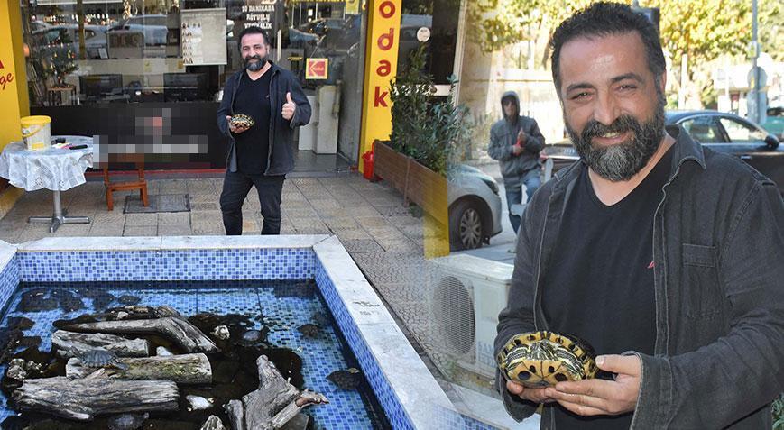 Evinde bakamayan ona bıraktı! Dükkanın önündeki havuzu gören şaşkına dönüyor