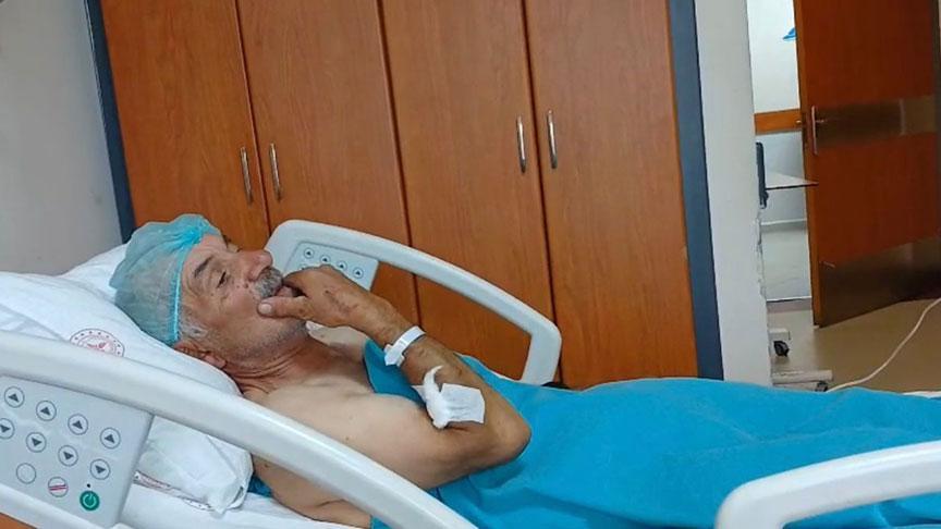 Evinin bahçesinde dehşeti yaşadı! 'Bir anda domuz üzerime saldırdı'