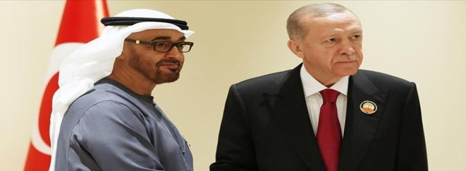 Cumhurbaşkanı Erdoğan, Al Nahyan ile görüştü