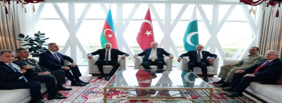 Cumhurbaşkanı Erdoğan, Aliyev ve Şerif ile Bakü’de Kritik Görüşmede Buluştu