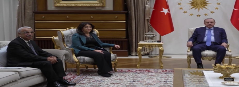 Cumhurbaşkanı Erdoğan, DEM Parti heyetini Beştepe’de kabul etti