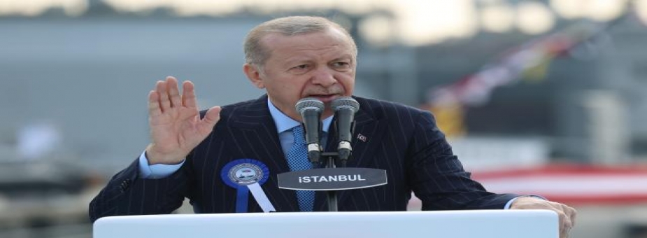 Cumhurbaşkanı Erdoğan: Kendi savaş gemisini geliştiren 10 ülkeden biriyiz