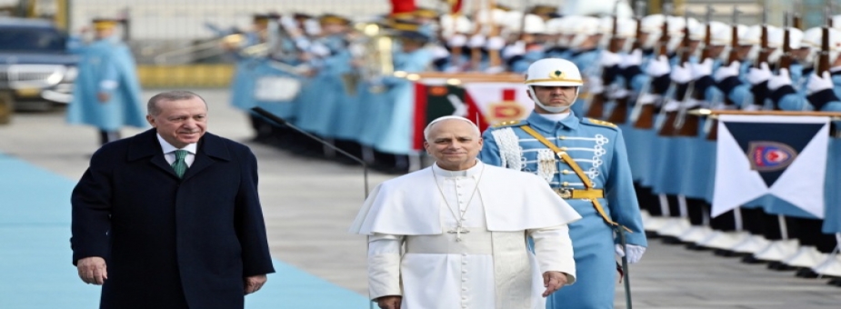 Cumhurbaşkanı Erdoğan, Vatikan Devlet Başkanı Papa 14. Leo ile bir araya geldi