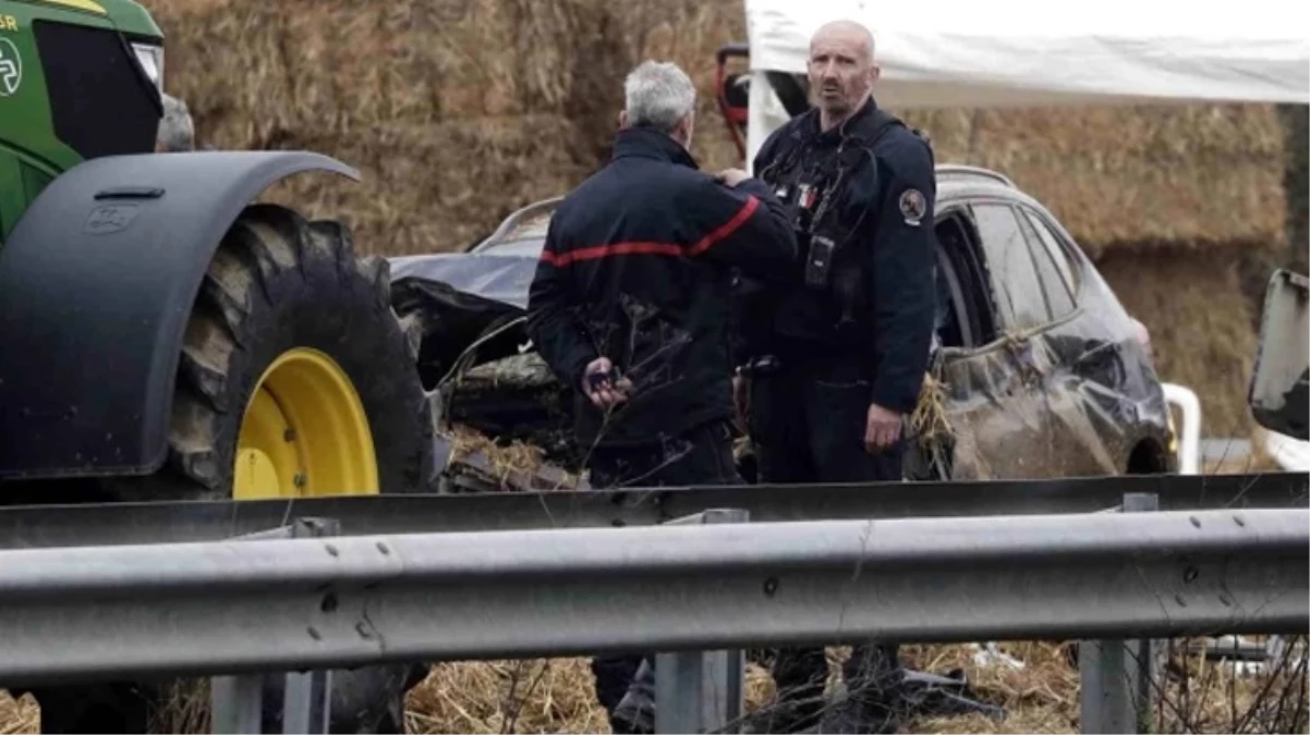 Fransa'da çiftçi protestosunda araç faciası: 1 ölü, 2 yaralı