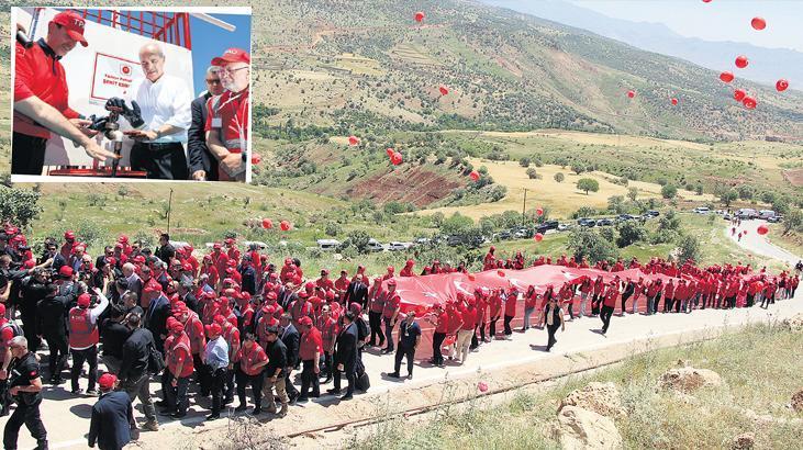 Gabar Dağı’nda kortej yürüyüşü