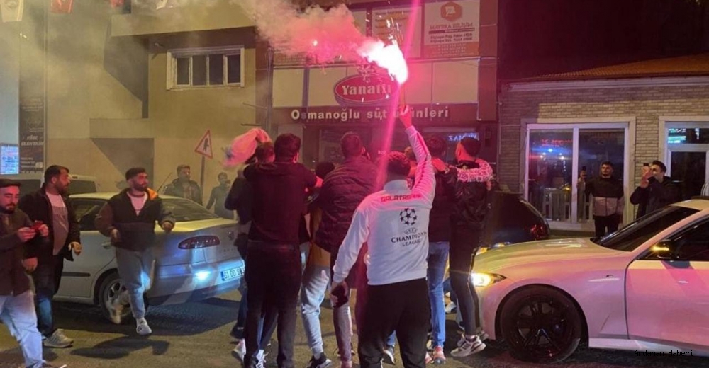Galatasaray şampiyon oldu Ardahan kutladı 