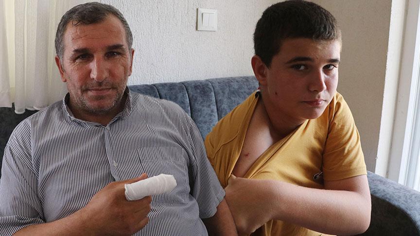 Gece saatlerinde eve torpil attılar, baba ve oğlu ölümden döndü! 'Eğlence olsun diye yaptık'