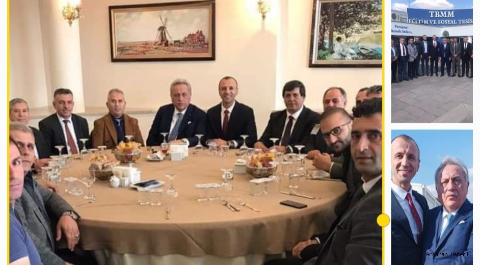 Göle Dernekler Federasyonu Ankara'da Saffet Kaya yı Ziyaret etti 