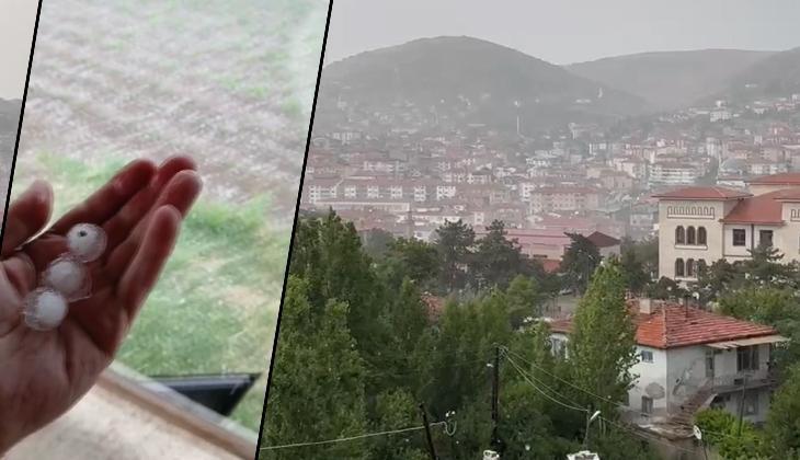 Haziran ayında dolu şaşkınlığı! Ekili alanlarda zarara yol açtı