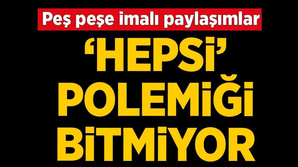 'Hepsi' polemiği! Gülçin Ergül ve Cemre Kemer'den peş peşe imalı paylaşımlar