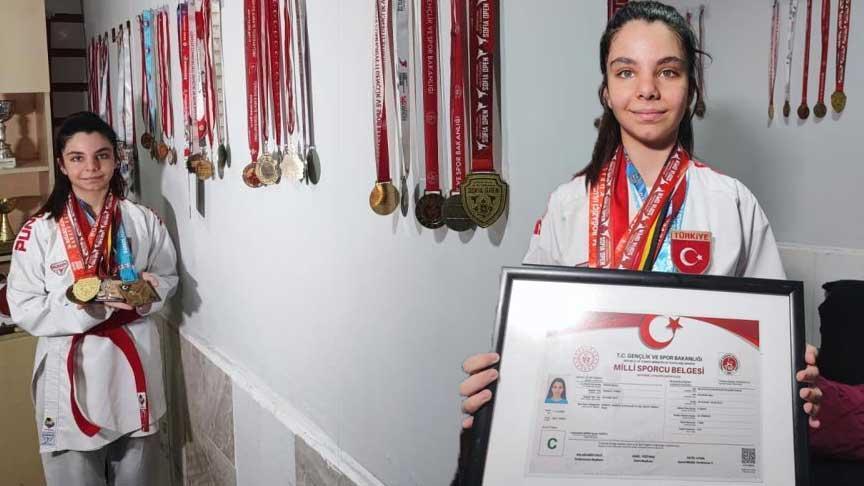 Herkes 14 yaşındaki Turna’yı konuşuyor! ‘150'den fazla madalya kazandım’