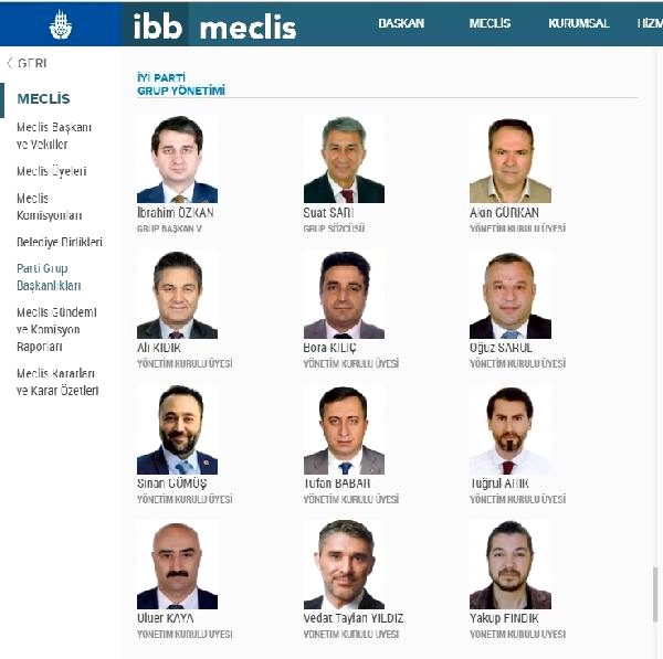 İbb meclisi'nde iyi parti de grup kurdu
