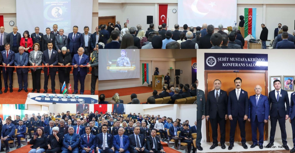 İki Devlet, Bir Millet Ruhu Ardahan Üniversitesi’nde Yaşatıldı: Şehit Mustafa Kerimov’un Adı Konferans Salonunda Ölümsüzleşti