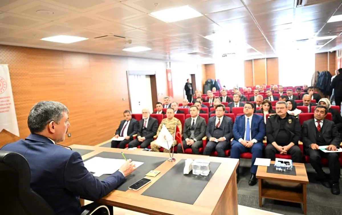 İl İdaresi Şube Başkanları Toplantısı Erzurum'da Yapıldı