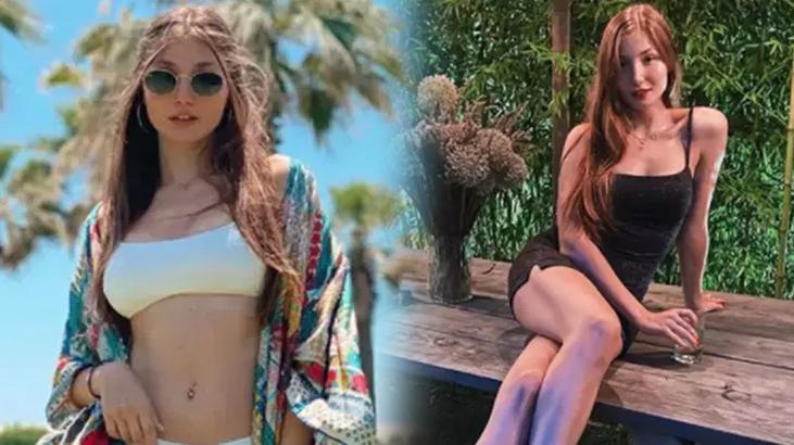 İlayda Akdoğan kırmızı elbisesiyle dikkat çekti! Göğüs detayı iddialı bulundu
