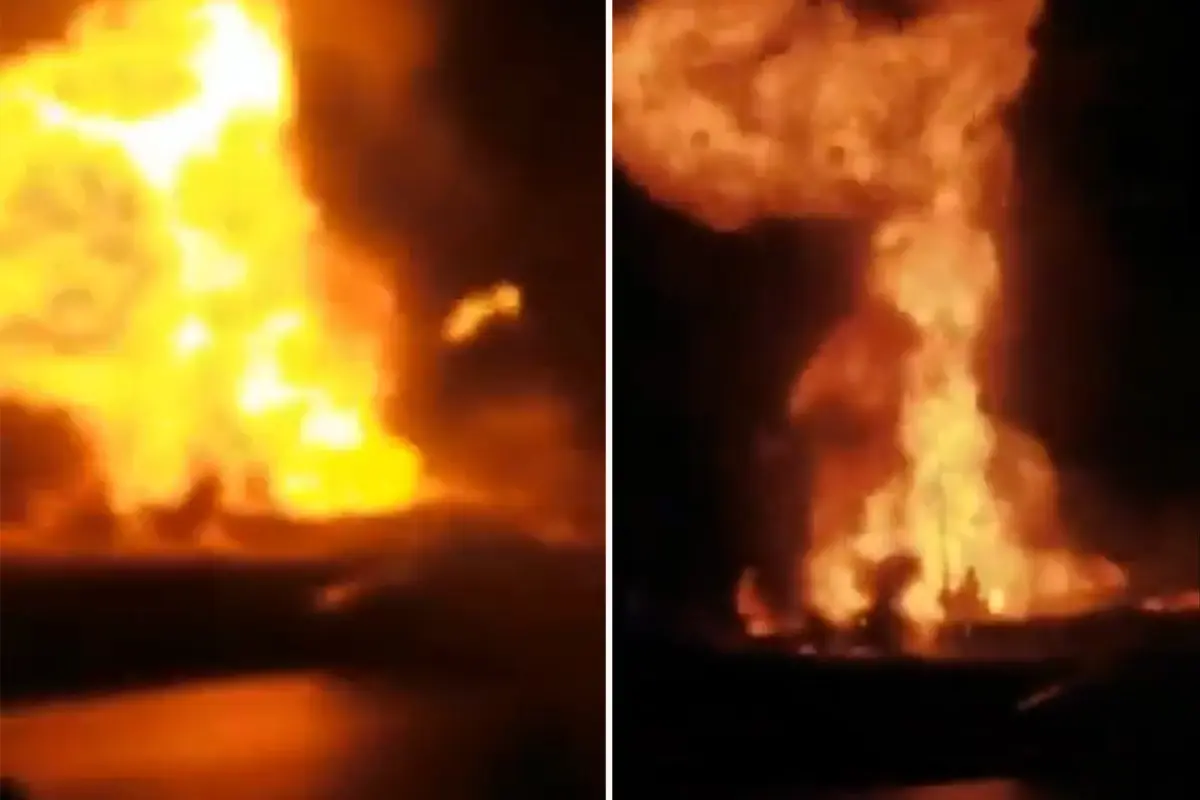 İran'ın Şiraz Kentinde LPG Tesisinde Şiddetli Patlama: 9 Yaralı