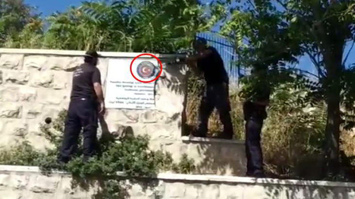 İsrail polisi Kudüs'te Türk bayraklı tabelayı söktü! Türkiye'den çok sert tepki